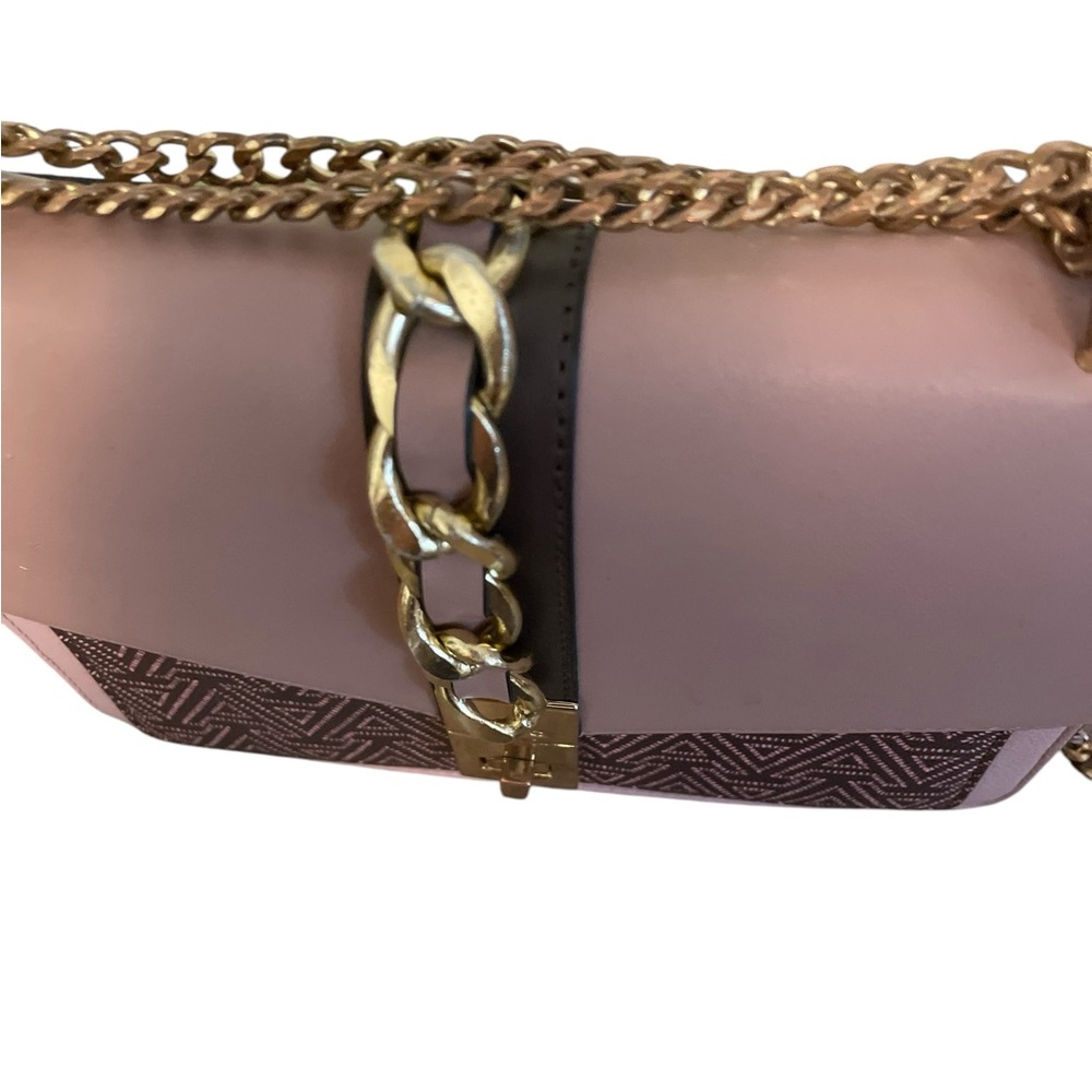 Authentic Aldo Gold Plated Chain Pink Design - Picture 2 of 16